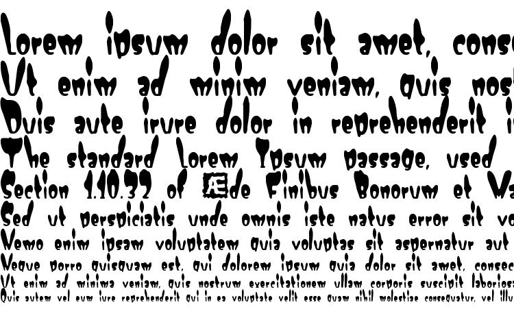 specimens Numskull BRK font, sample Numskull BRK font, an example of writing Numskull BRK font, review Numskull BRK font, preview Numskull BRK font, Numskull BRK font