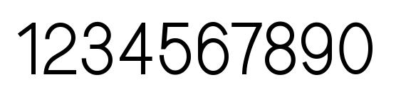NuOrder Regular Font, Number Fonts