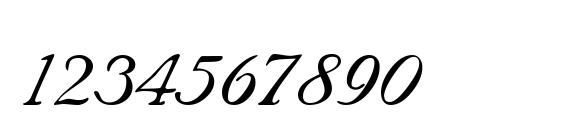 NupalScriptDB Italic Font, Number Fonts