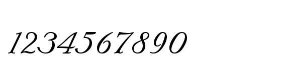 Nuptial BT Font, Number Fonts