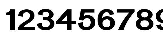 Nurom Bold Font, Number Fonts