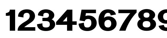 Nurom ExtraBold Font, Number Fonts