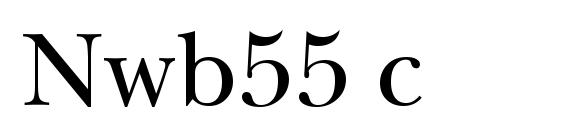 Nwb55 c Font