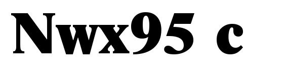 Nwx95 c Font