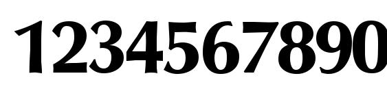 O801 Flare Bold Font, Number Fonts