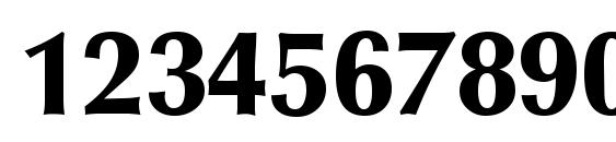O801 Flare Xbold Regular Font, Number Fonts