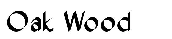 Oak Wood Font