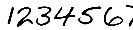 Oakland Regular Font, Number Fonts