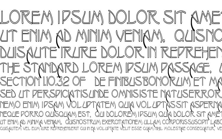 specimens Oakmore hollow font, sample Oakmore hollow font, an example of writing Oakmore hollow font, review Oakmore hollow font, preview Oakmore hollow font, Oakmore hollow font