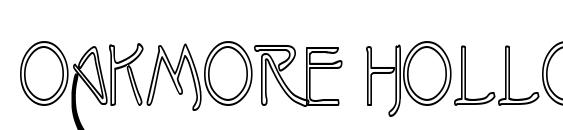 Oakmore hollow Font