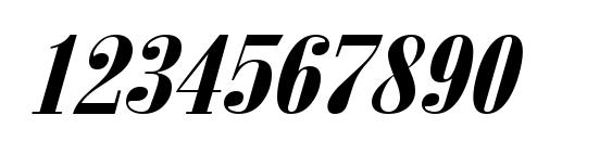 ObeliskGrand Italic Font, Number Fonts