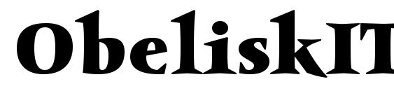 ObeliskITC TT Bold font, free ObeliskITC TT Bold font, preview ObeliskITC TT Bold font