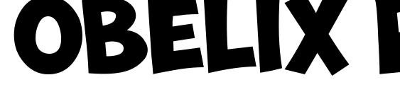 Obelix Pro Bold Italic Font
