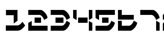 Oberon Deux Condensed Font, Number Fonts