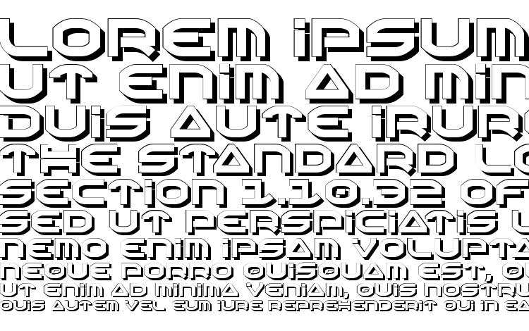 specimens Oberon Shadow font, sample Oberon Shadow font, an example of writing Oberon Shadow font, review Oberon Shadow font, preview Oberon Shadow font, Oberon Shadow font