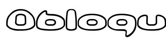 шрифт Obloquy Outline (BRK), бесплатный шрифт Obloquy Outline (BRK), предварительный просмотр шрифта Obloquy Outline (BRK)