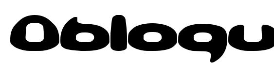 Obloquy Solid (BRK) font, free Obloquy Solid (BRK) font, preview Obloquy Solid (BRK) font