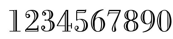 OBodoni Open Font, Number Fonts