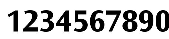 OceanSansStd Bold Font, Number Fonts