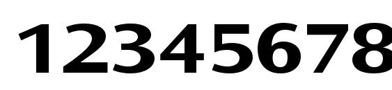 OceanSansStd BoldExt Font, Number Fonts