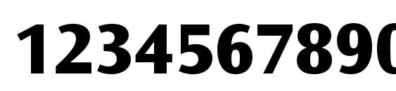 OceanSansStd XBold Font, Number Fonts