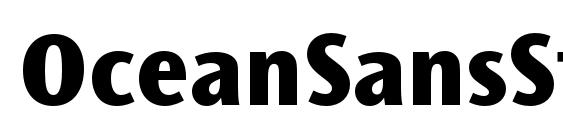 OceanSansStd XBold font, free OceanSansStd XBold font, preview OceanSansStd XBold font