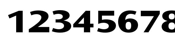 OceanSansStd XBoldExt Font, Number Fonts