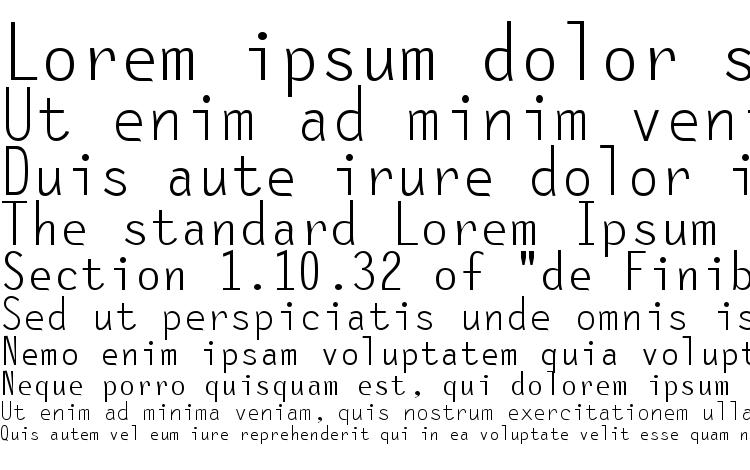 specimens Ocelot Monowidth font, sample Ocelot Monowidth font, an example of writing Ocelot Monowidth font, review Ocelot Monowidth font, preview Ocelot Monowidth font, Ocelot Monowidth font