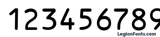 OCR B Regular Font, Number Fonts