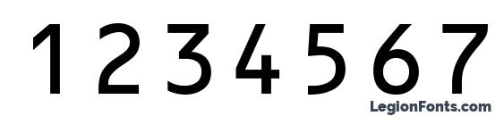 OCRB LT Alternate Font, Number Fonts