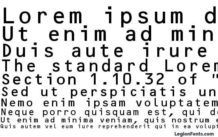 specimens OCRBStd font, sample OCRBStd font, an example of writing OCRBStd font, review OCRBStd font, preview OCRBStd font, OCRBStd font