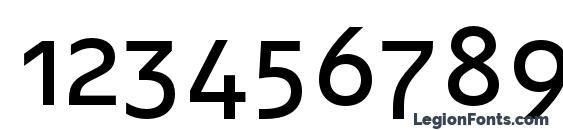 Ocrf regularosfc Font, Number Fonts