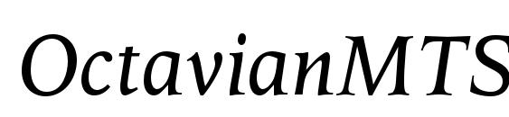OctavianMTStd Italic Font