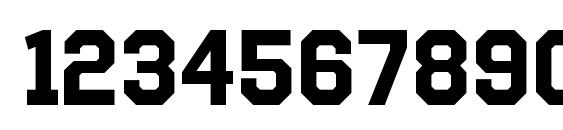 OctinCollegeRg Bold Font, Number Fonts