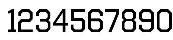 OctinCollegeRg Regular Font, Number Fonts