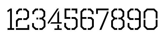 OctinPrisonBk Regular Font, Number Fonts