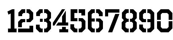 OctinPrisonSb Regular Font, Number Fonts