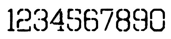 OctinSpraypaintBRg Regular Font, Number Fonts