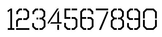 OctinStencilBk Regular Font, Number Fonts