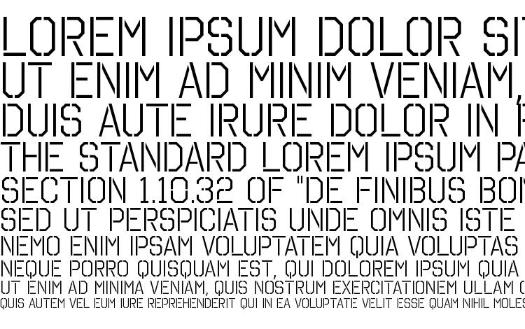 specimens OctinStencilBk Regular font, sample OctinStencilBk Regular font, an example of writing OctinStencilBk Regular font, review OctinStencilBk Regular font, preview OctinStencilBk Regular font, OctinStencilBk Regular font