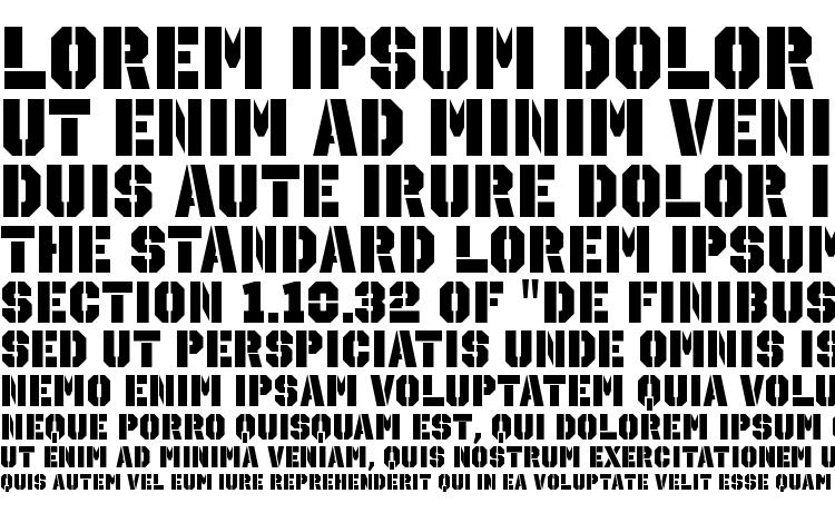 specimens OctinStencilBl Regular font, sample OctinStencilBl Regular font, an example of writing OctinStencilBl Regular font, review OctinStencilBl Regular font, preview OctinStencilBl Regular font, OctinStencilBl Regular font