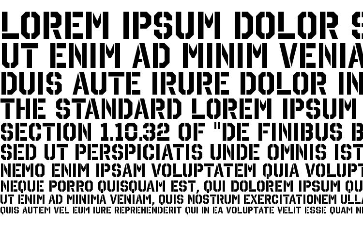 specimens OctinStencilRg Bold font, sample OctinStencilRg Bold font, an example of writing OctinStencilRg Bold font, review OctinStencilRg Bold font, preview OctinStencilRg Bold font, OctinStencilRg Bold font