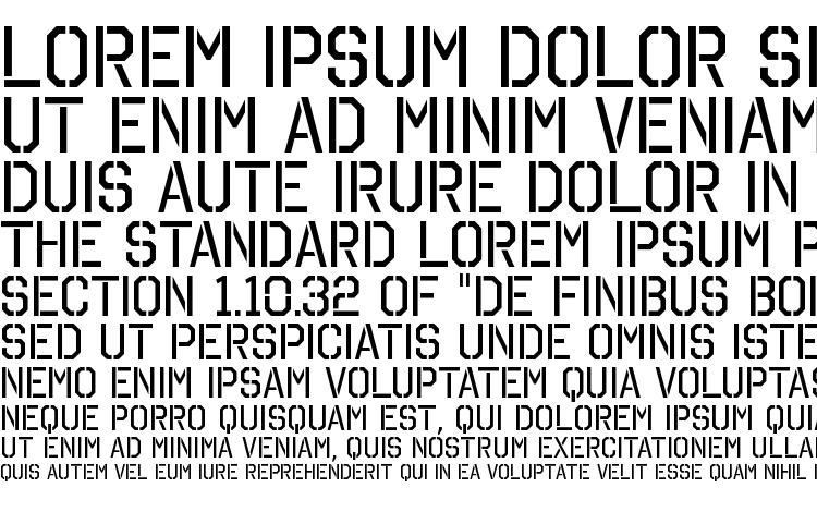 specimens OctinStencilRg Regular font, sample OctinStencilRg Regular font, an example of writing OctinStencilRg Regular font, review OctinStencilRg Regular font, preview OctinStencilRg Regular font, OctinStencilRg Regular font