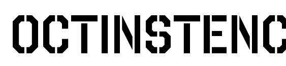 OctinStencilSb Regular Font