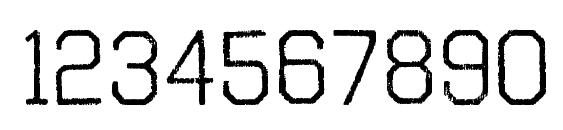 OctinVintageARg Regular Font, Number Fonts