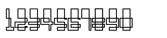 Oddessey 3000 Font, Number Fonts