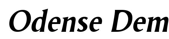 Odense Demi Italic Font