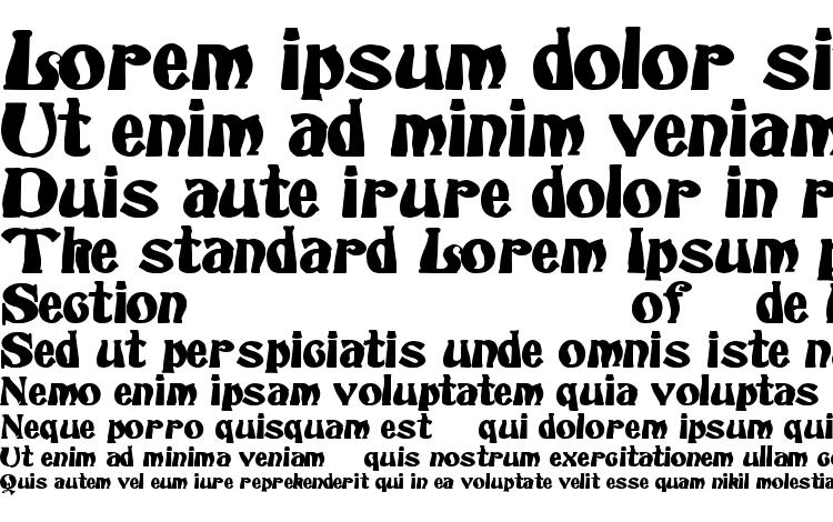 specimens Odeon demo font, sample Odeon demo font, an example of writing Odeon demo font, review Odeon demo font, preview Odeon demo font, Odeon demo font