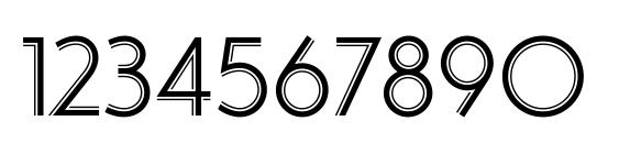 Odessa LET Plain.1.0 Font, Number Fonts