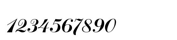 Odessa Script Font, Number Fonts